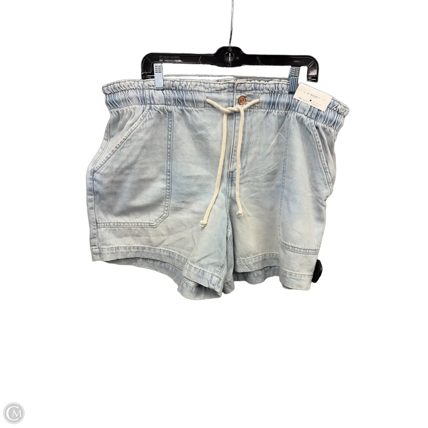 Shorts By Maurices In Blue Denim, Size: 18