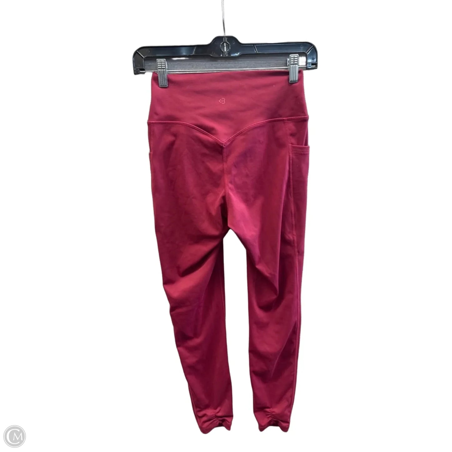 Athletic Leggings By Clothes Mentor In Red, Size: S