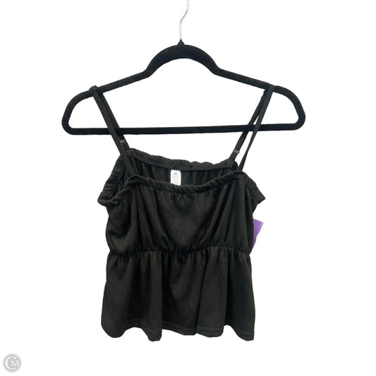 Top Sleeveless By Clothes Mentor In Black, Size: M