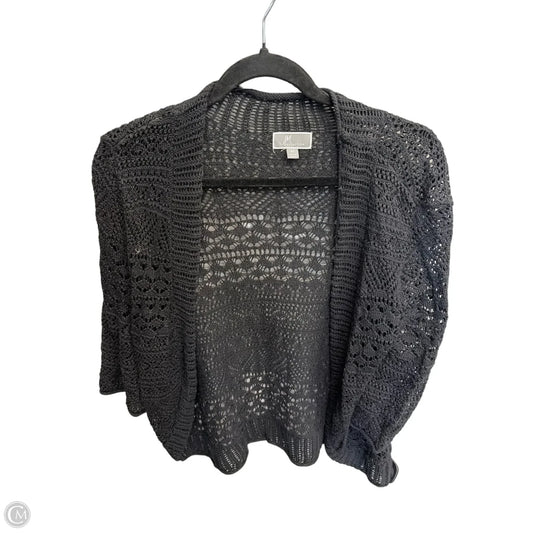 Cardigan By Jm Collections In Black, Size: M
