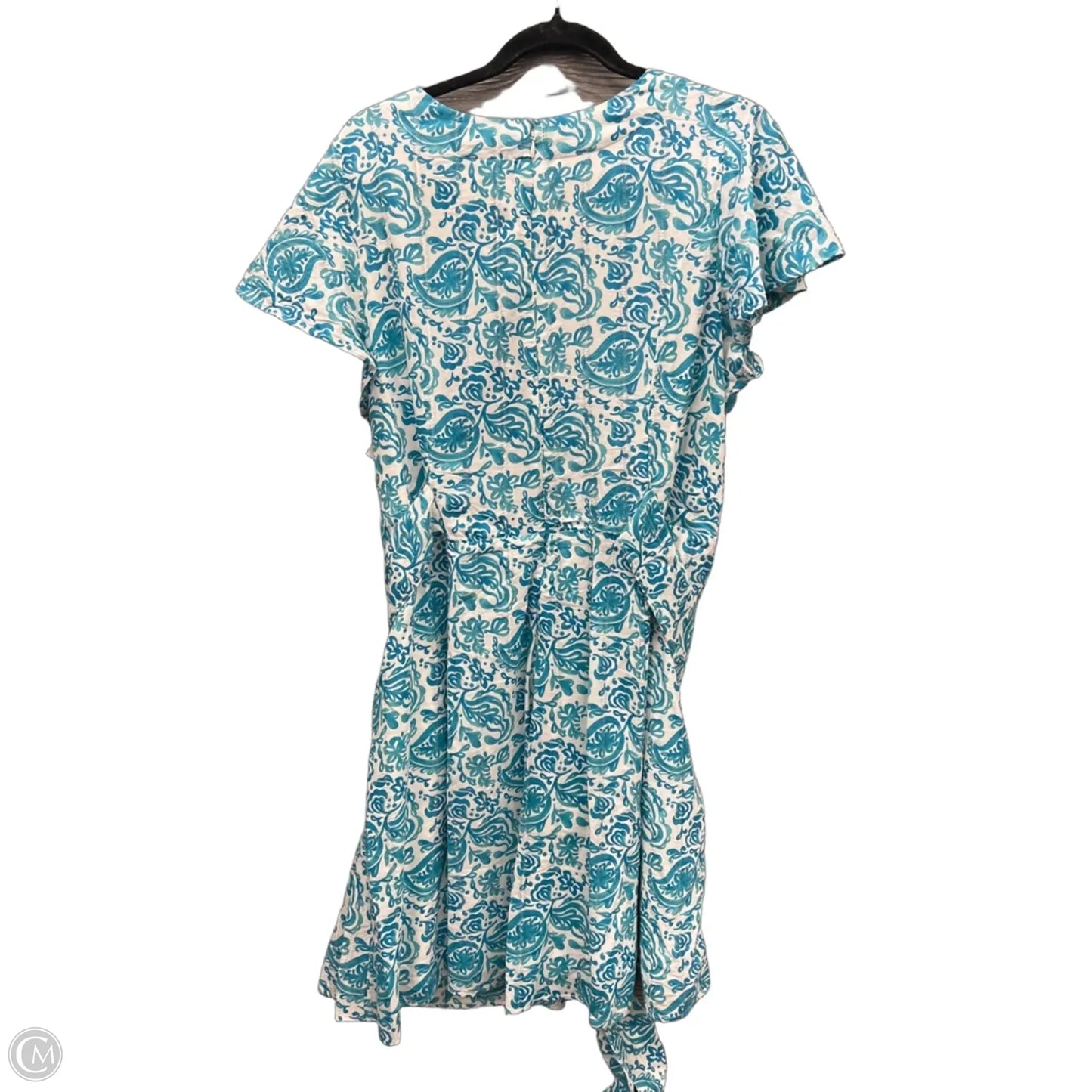 Dress Casual Midi By Lane Bryant In Blue & White, Size: Xl