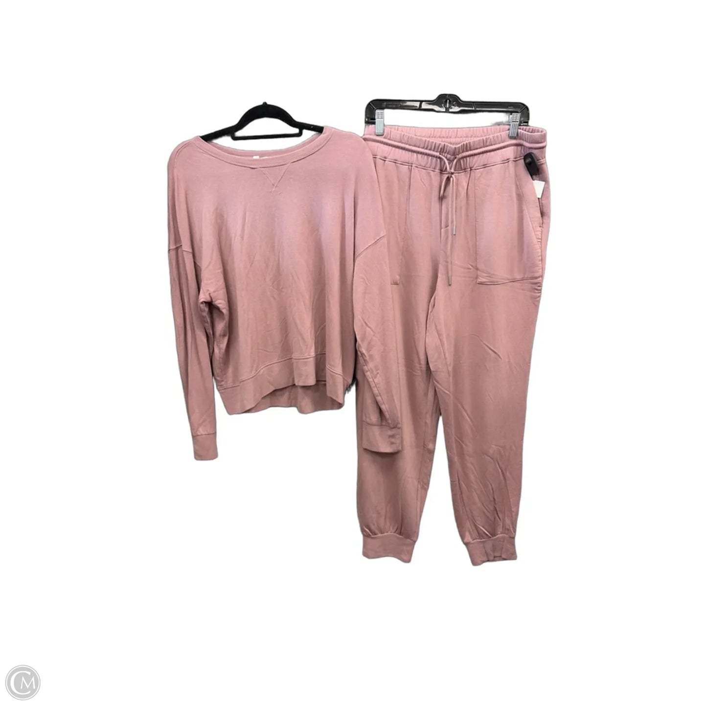 Lounge Set Pants By Workshop In Pink, Size: Xl