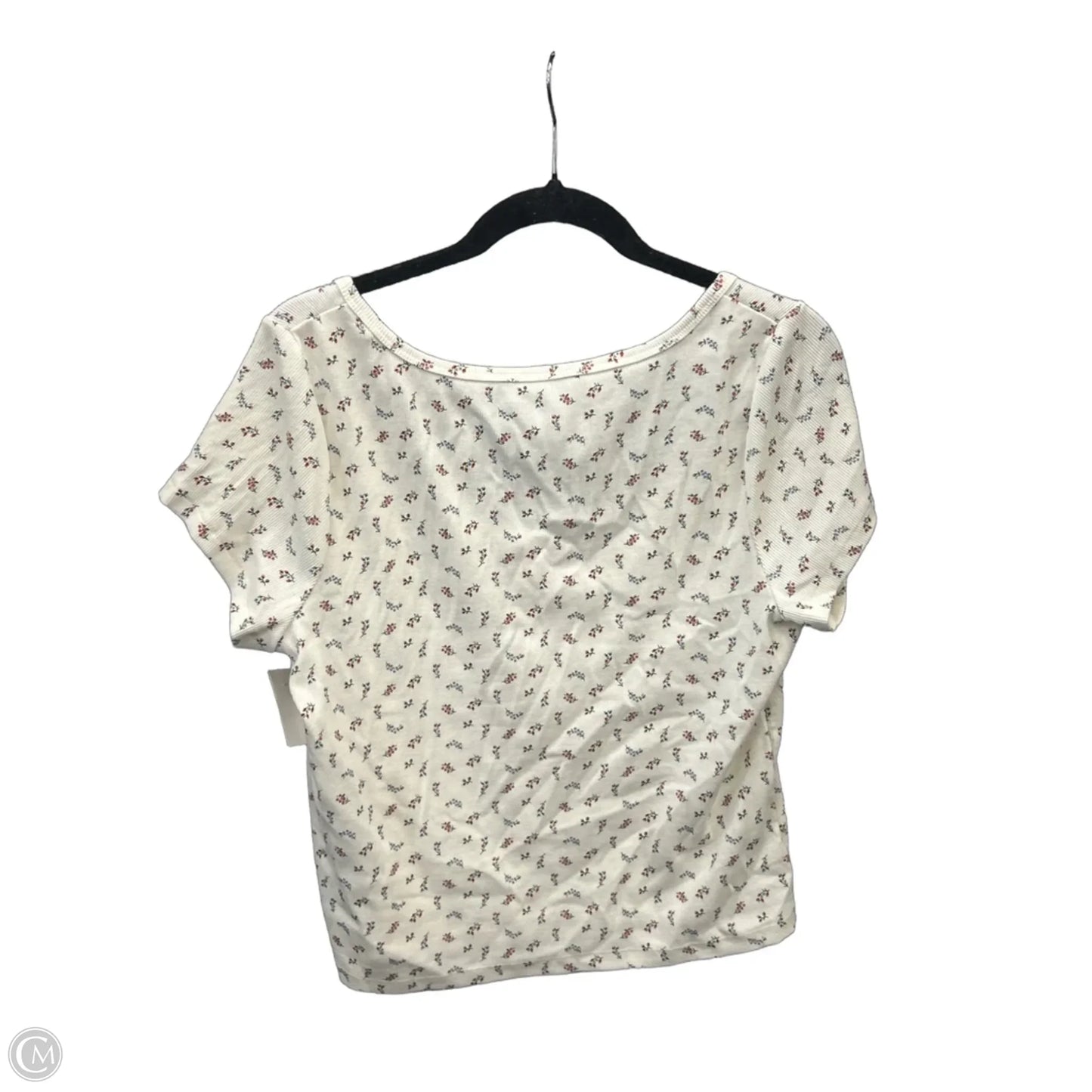 Top Short Sleeve By Old Navy In Floral Print, Size: Xl