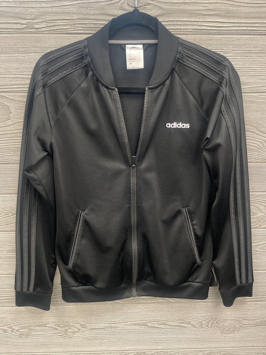 Athletic Jacket By Adidas In Black, Size: S
