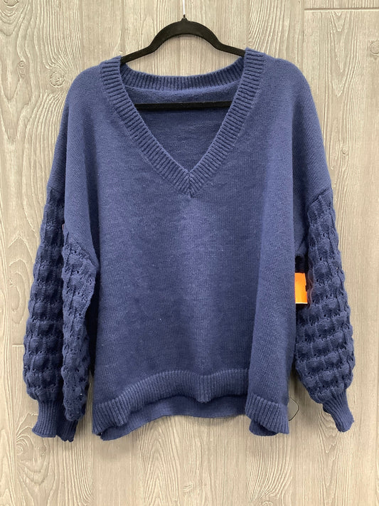 Sweater By Shein In Blue, Size: 2x
