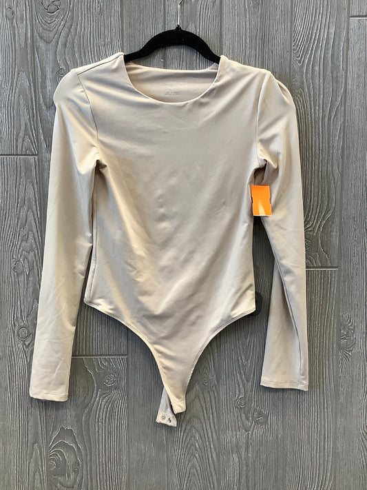 Bodysuit By Clothes Mentor In Tan, Size: M