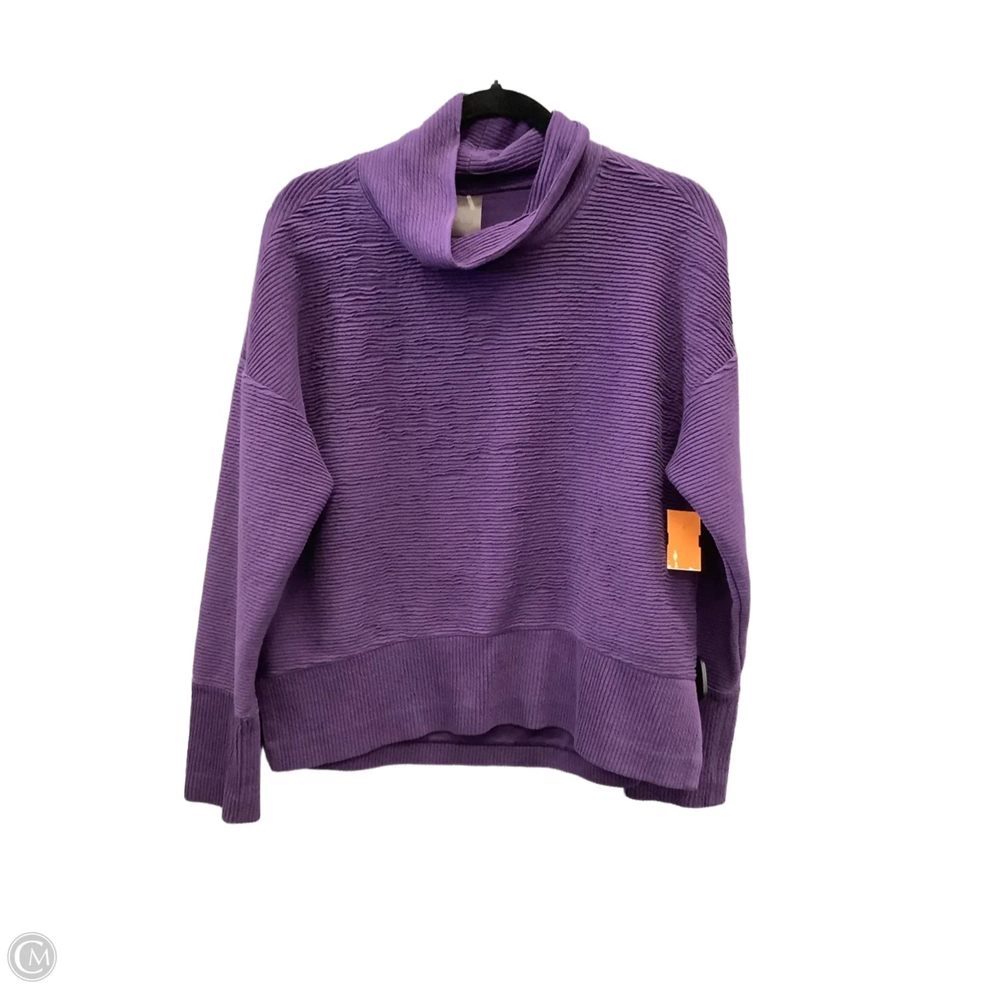 Athletic Sweatshirt Collar By Calia In Purple, Size: L
