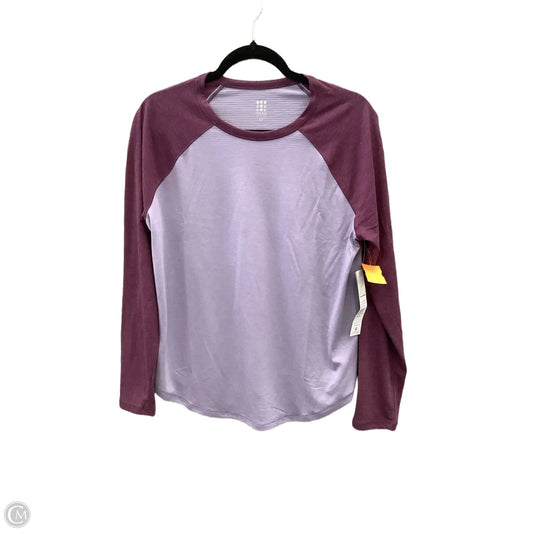 Top Long Sleeve By Title Nine In Purple, Size: M