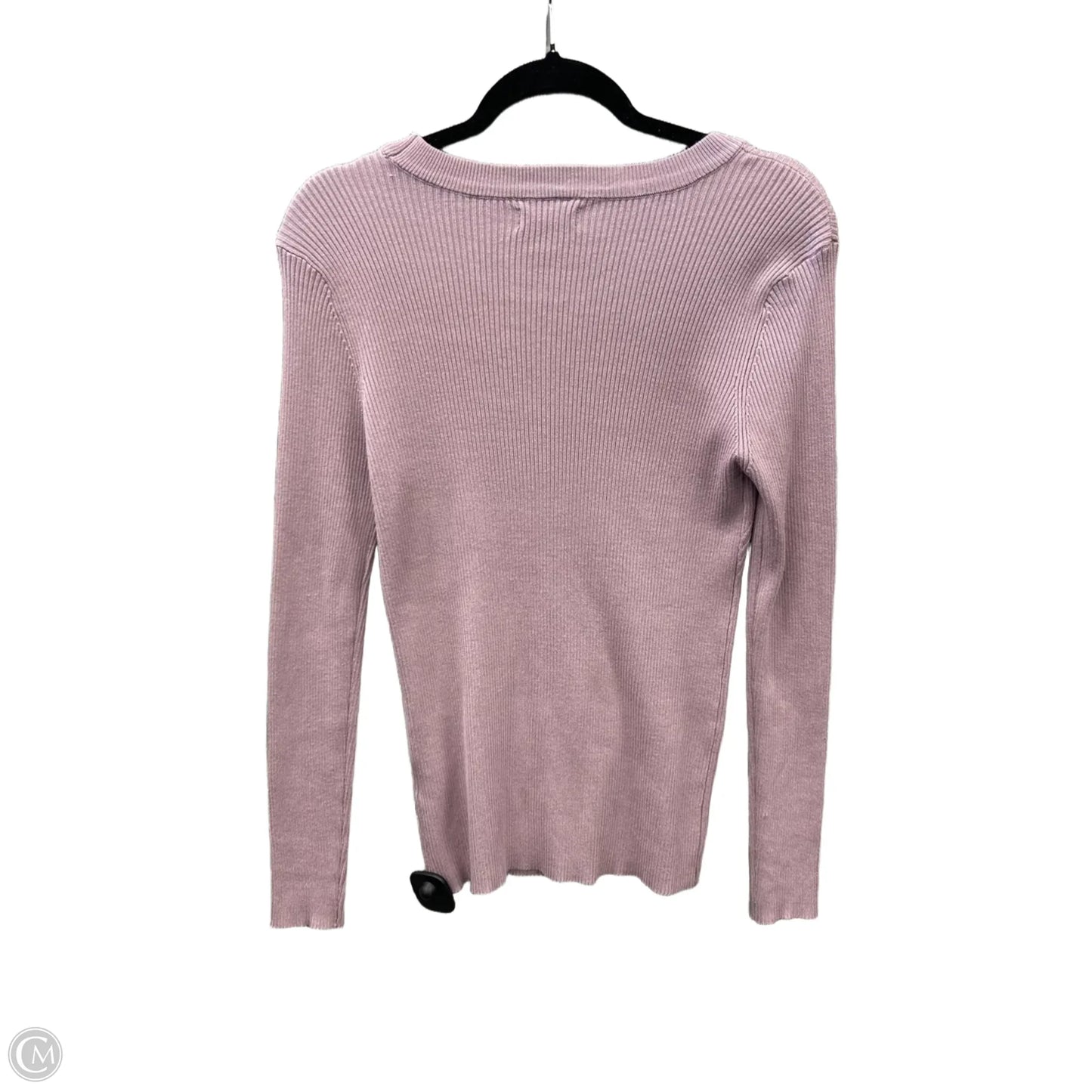 Top Long Sleeve By Nine West In Purple, Size: L