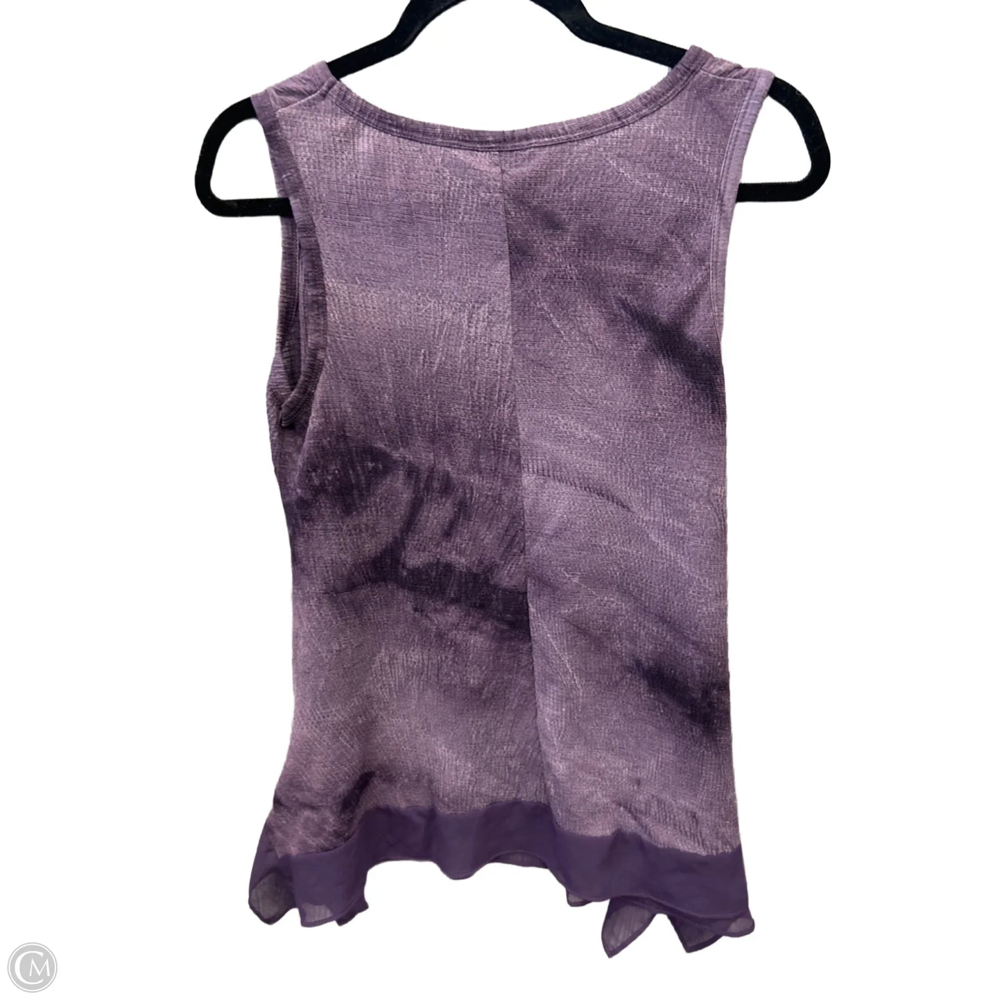 Top Sleeveless By Simply Vera In Purple, Size: Xs
