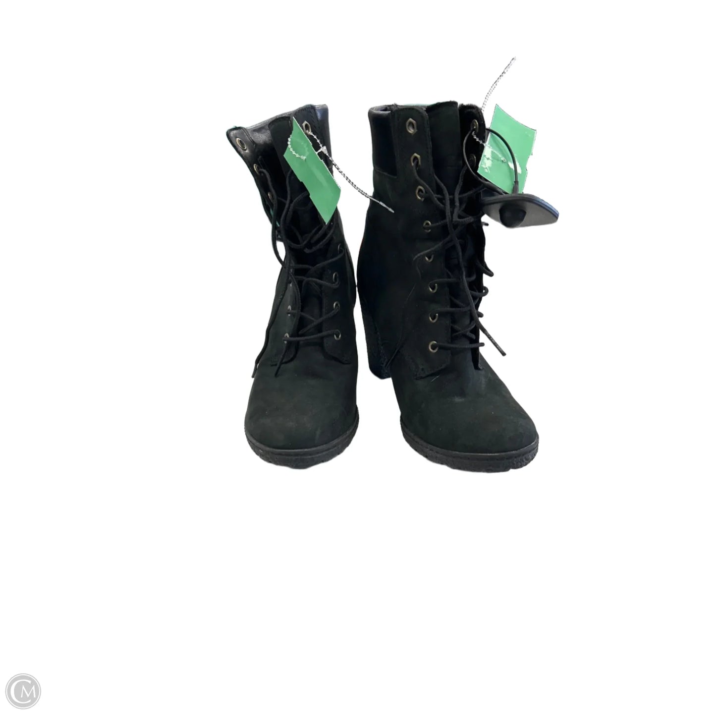 Boots Ankle Heels By Timberland In Black, Size: 6.5