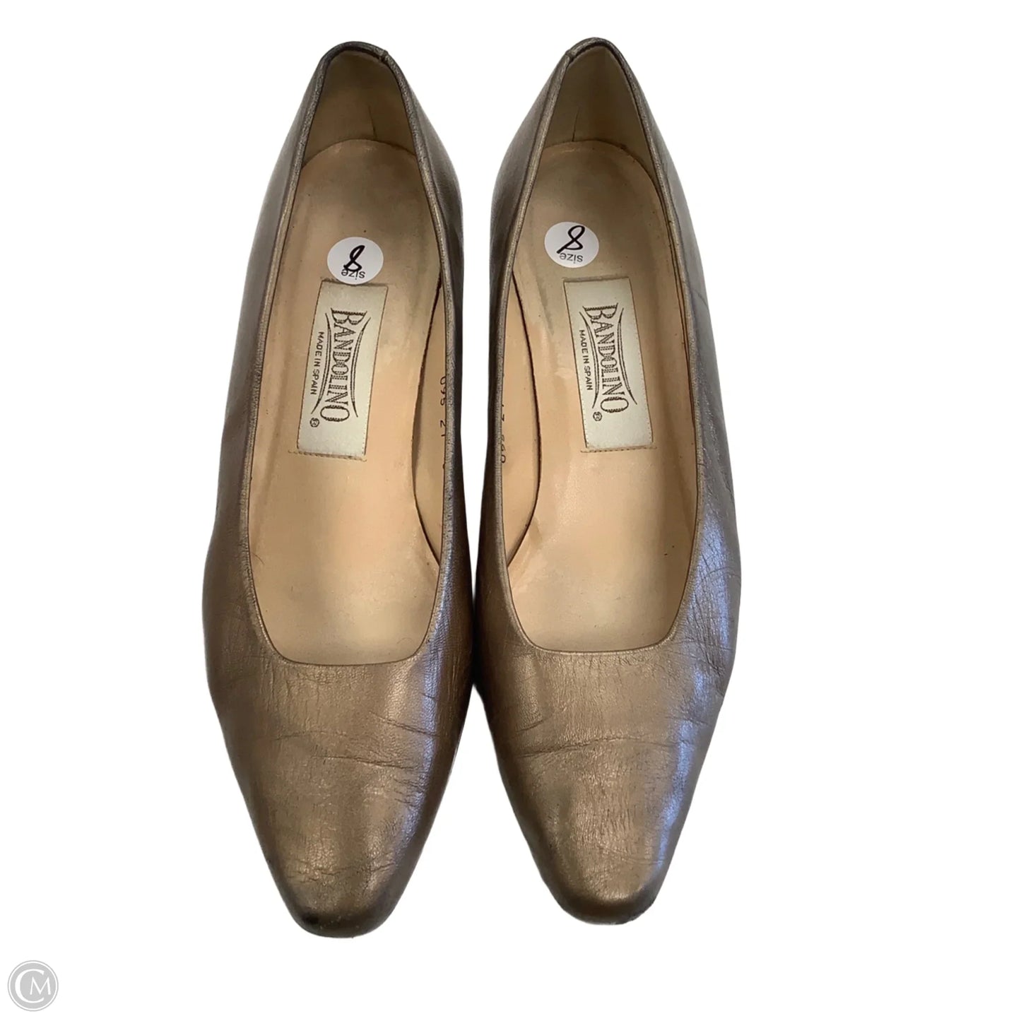 Shoes Heels Kitten By Bandolino In Bronze, Size: 8