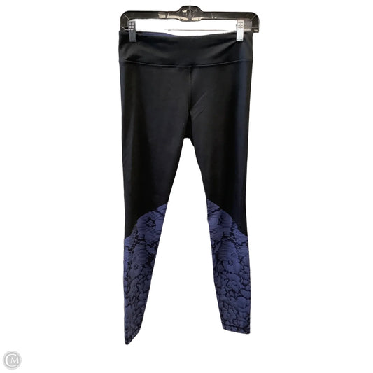Athletic Leggings By Under Armour In Black & Blue, Size: S