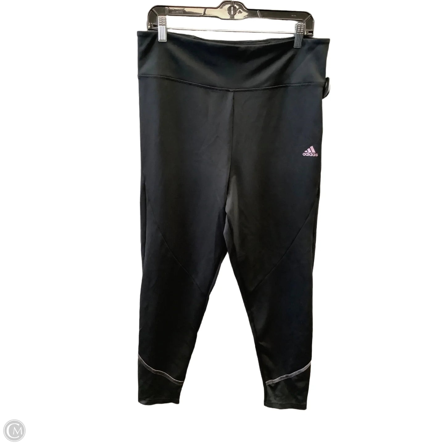 Athletic Leggings By Adidas In Black, Size: Xl
