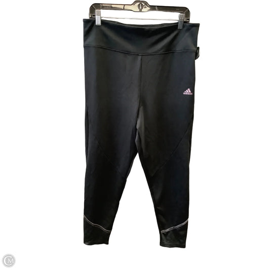 Athletic Leggings By Adidas In Black, Size: Xl