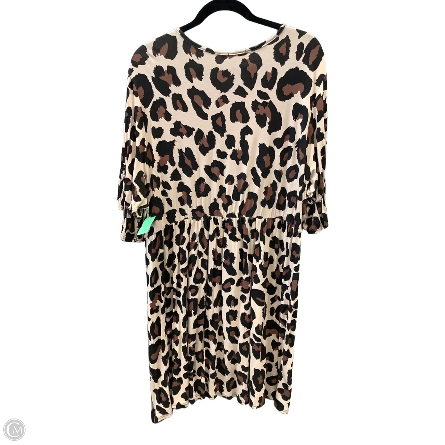Dress Casual Midi By Boohoo Boutique In Animal Print, Size: 1x