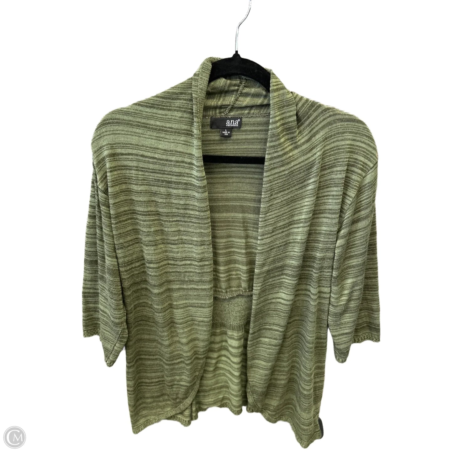 Cardigan By Ana In Green, Size: L