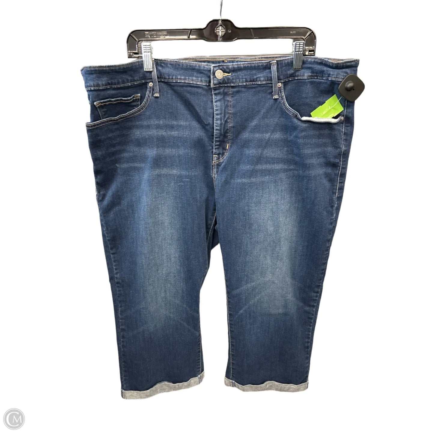 Capris By Levis In Blue Denim, Size: 24