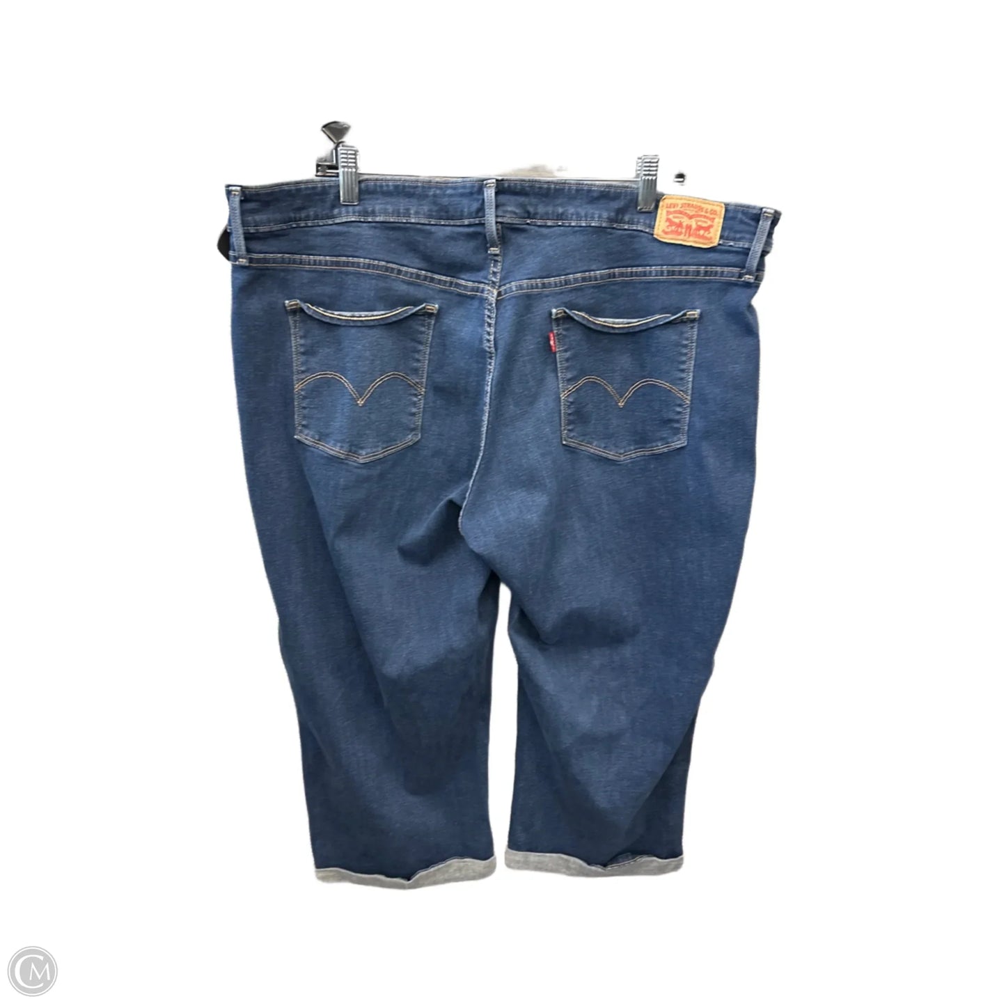 Capris By Levis In Blue Denim, Size: 24