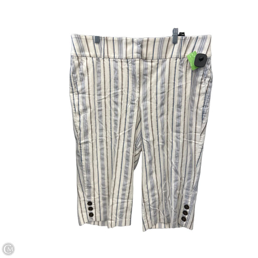 Capris By Lane Bryant In Striped Pattern, Size: 20