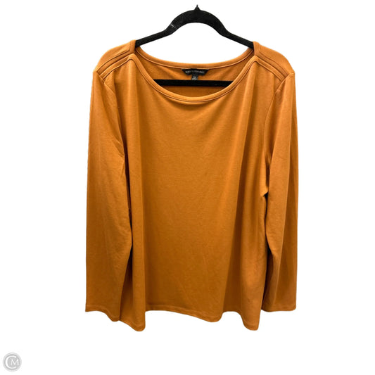 Top Long Sleeve By Banana Republic In Bronze, Size: Xxl