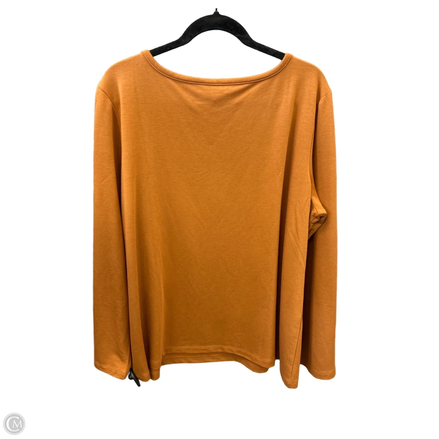 Top Long Sleeve By Banana Republic In Bronze, Size: Xxl