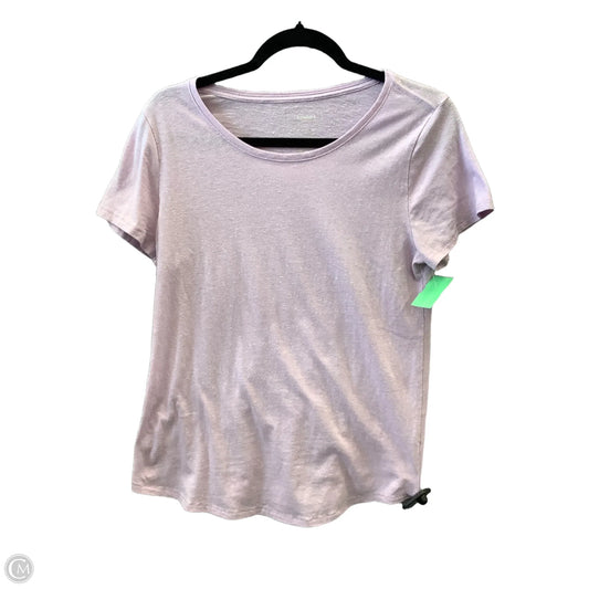 Top Short Sleeve Basic By Sonoma In Purple, Size: M