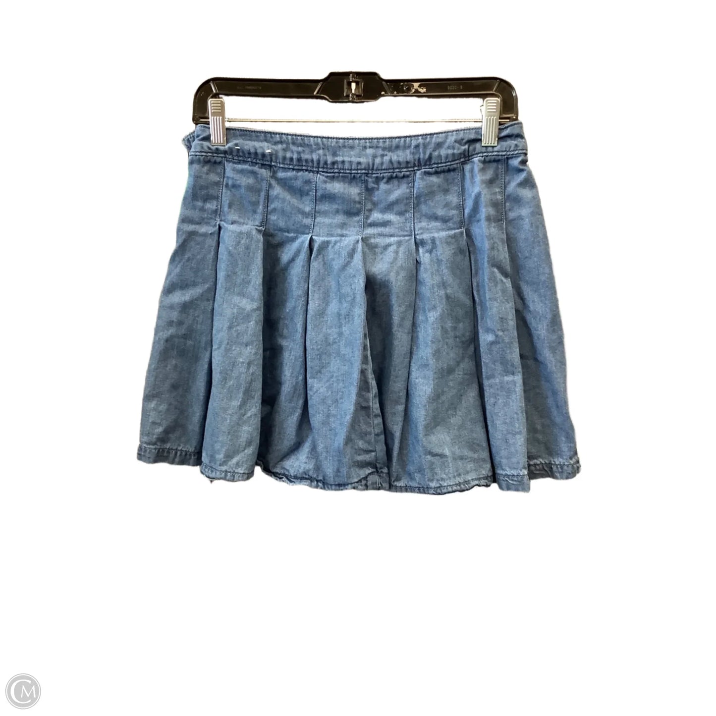 Skirt Mini & Short By American Eagle In Blue Denim, Size: S