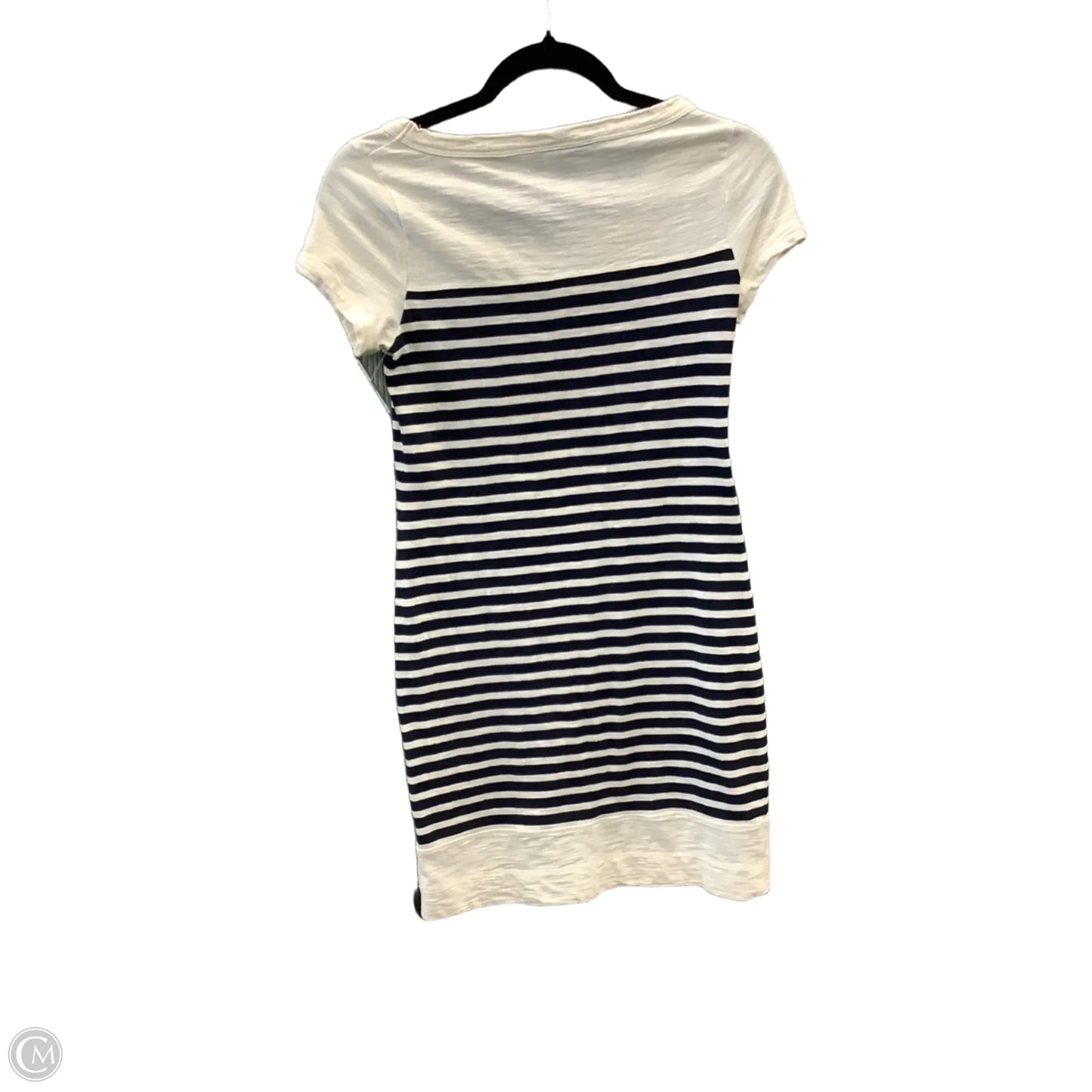 Dress Casual Midi By Banana Republic In Striped Pattern, Size: Xs