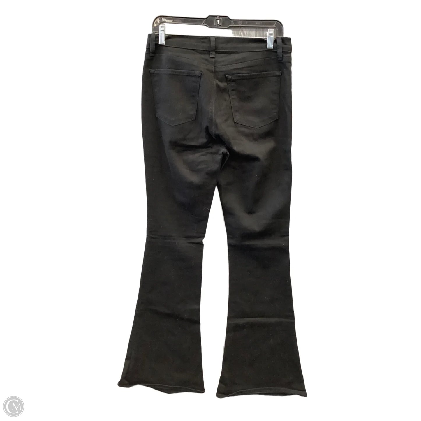 Jeans Flared By J Brand In Black Denim, Size: 8