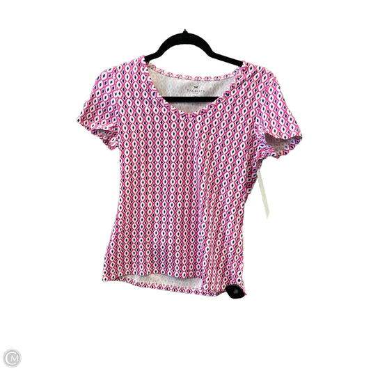 Top Short Sleeve By Talbots In Pink, Size: Sp