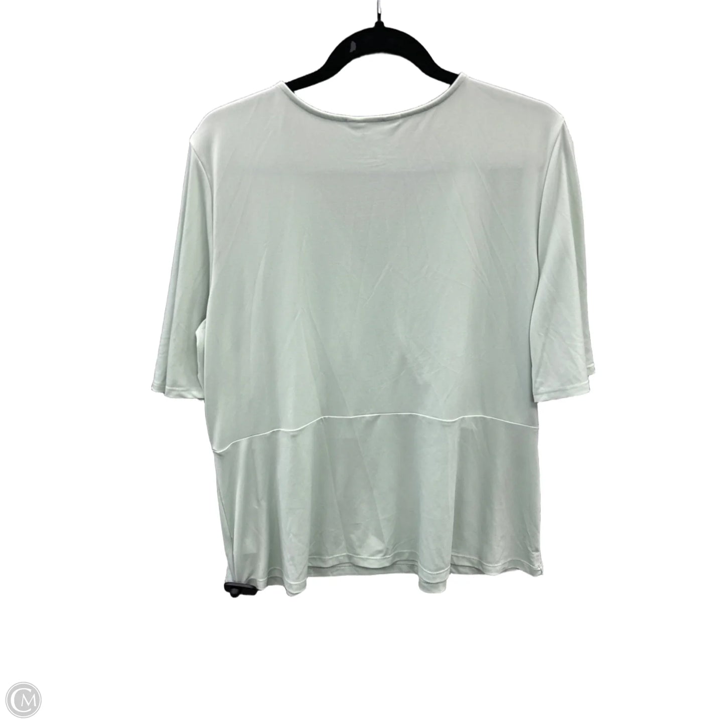 Top Short Sleeve By Liz Claiborne In Green, Size: Xl