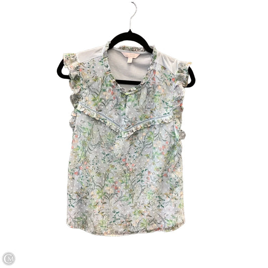 Top Short Sleeve By Lc Lauren Conrad In Blue, Size: L