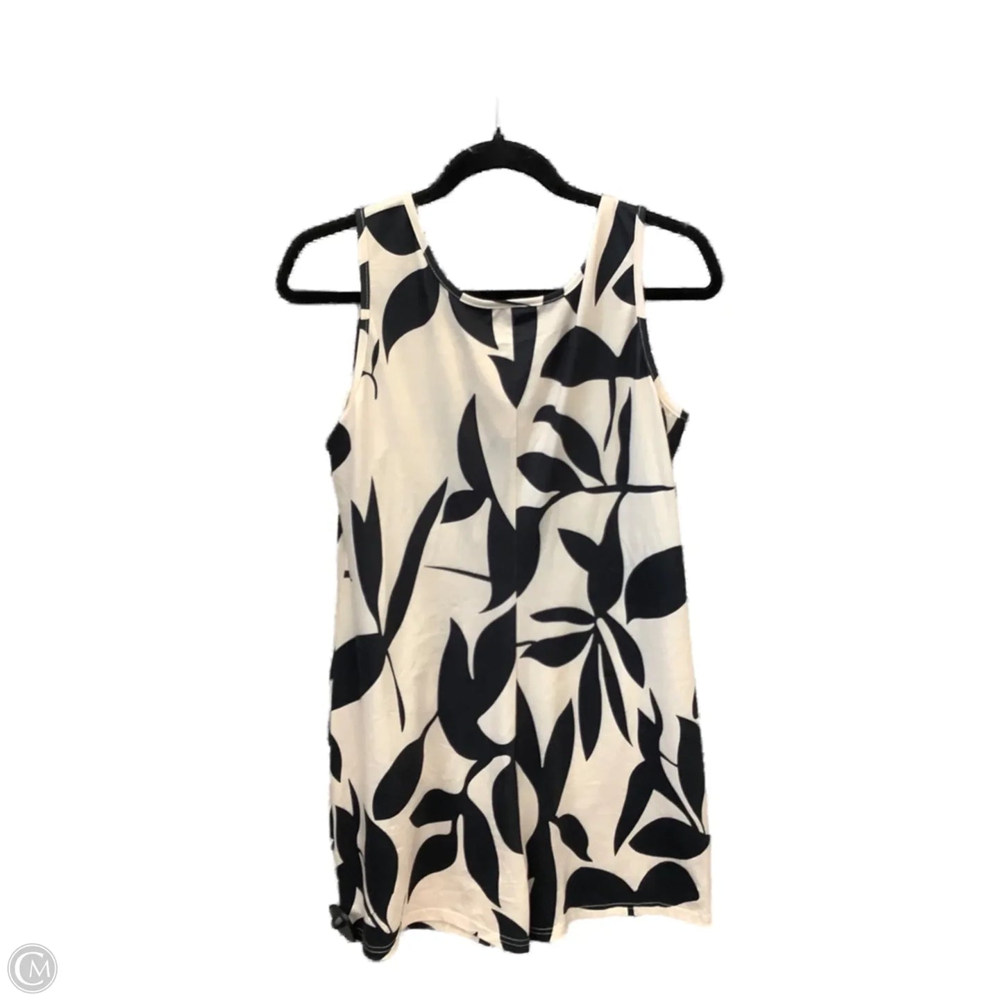 Romper By Clothes Mentor In Black & Cream, Size: M