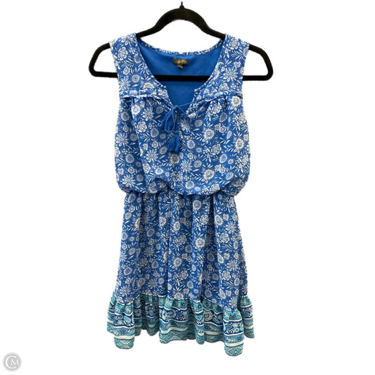Dress Casual Midi By Lily Rose In Blue, Size: S