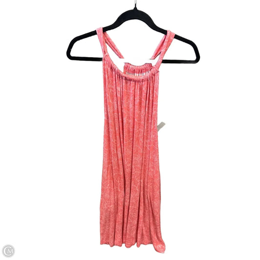 Dress Casual Midi By Time And Tru In Pink, Size: Xxl