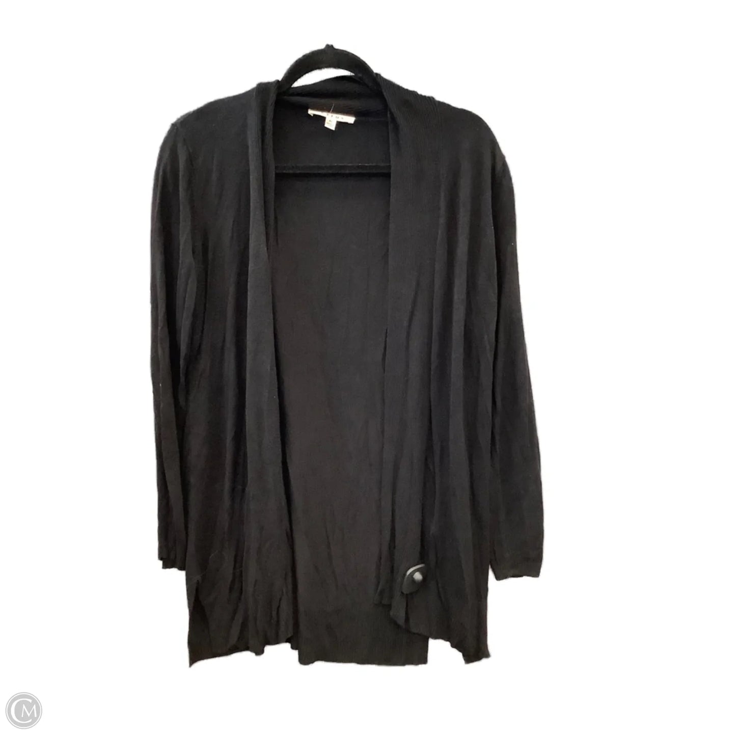 Cardigan By Cyrus Knits In Black, Size: Xl
