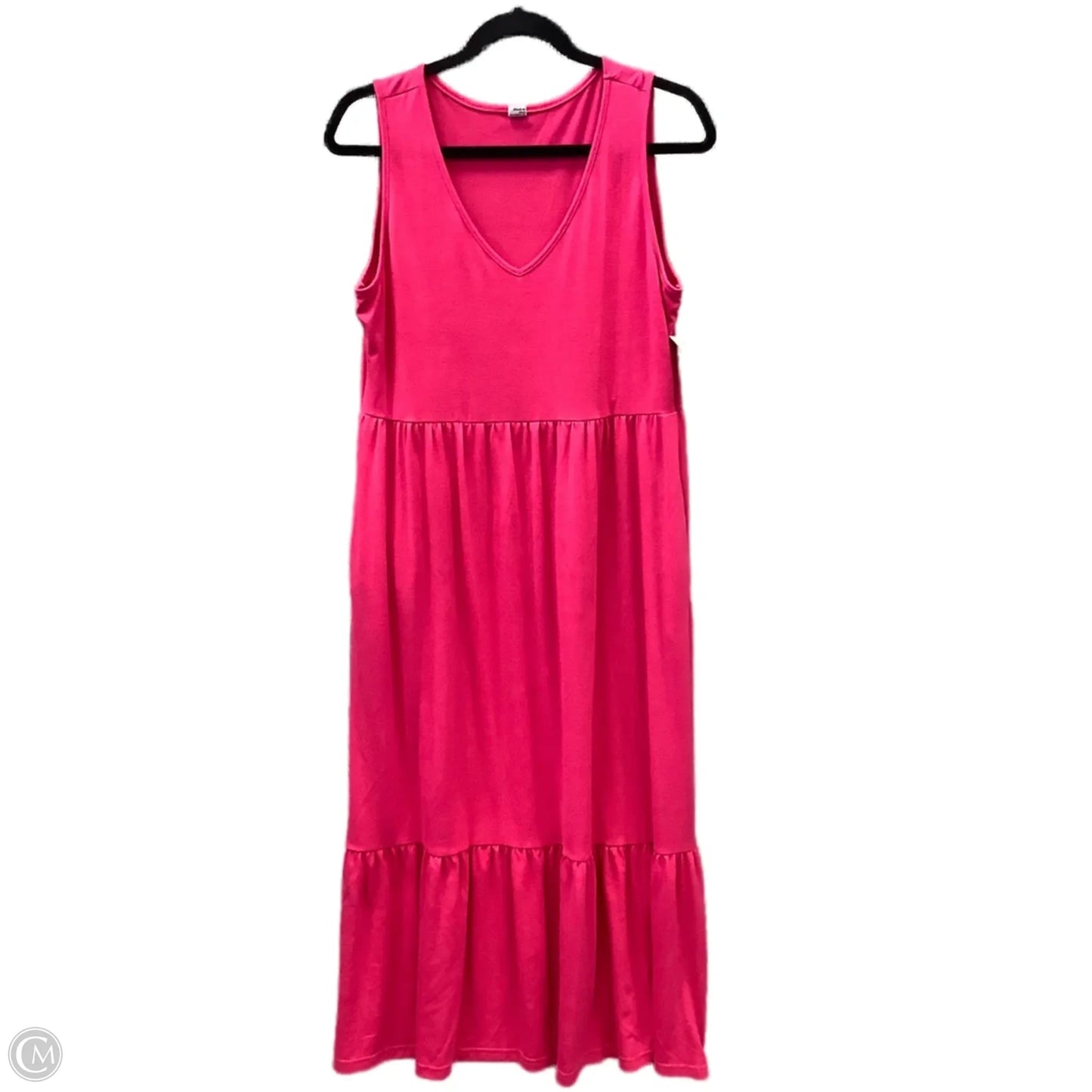Dress Casual Midi By Clothes Mentor In Pink, Size: M