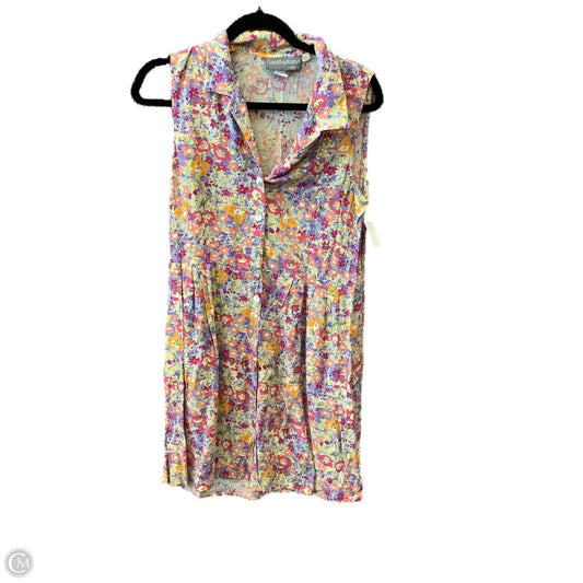 Dress Casual Short By Clothes Mentor In Floral Print, Size: M