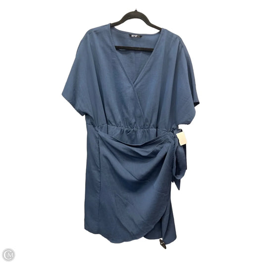 Dress Casual Midi By Clothes Mentor In Navy, Size: 1x