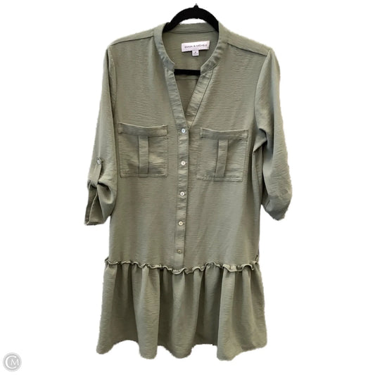 Dress Casual Midi By Emma And Michele In Green, Size: M