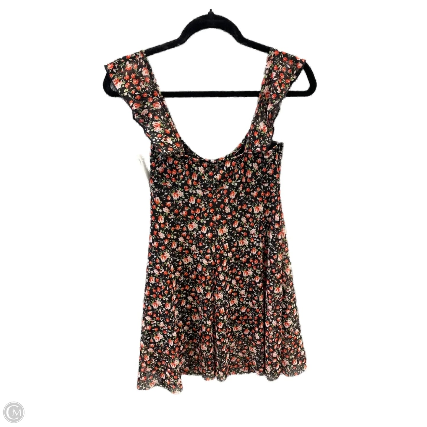 Dress Casual Midi By Clothes Mentor In Floral Print, Size: M