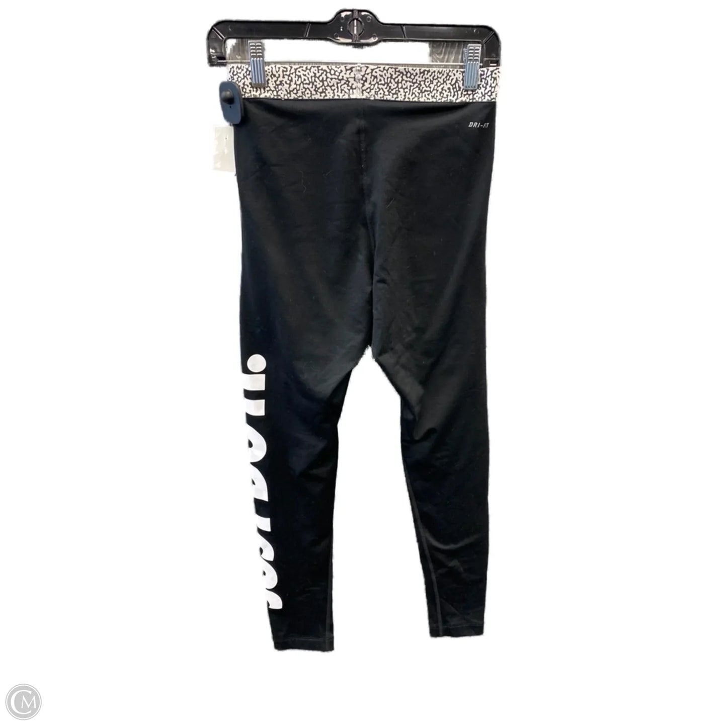 Athletic Leggings By Nike Apparel In Black, Size: M
