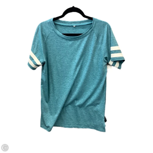 Top Short Sleeve By Clothes Mentor In Blue, Size: M