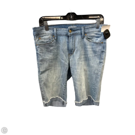Shorts By Levis Signature In Blue Denim, Size: 8