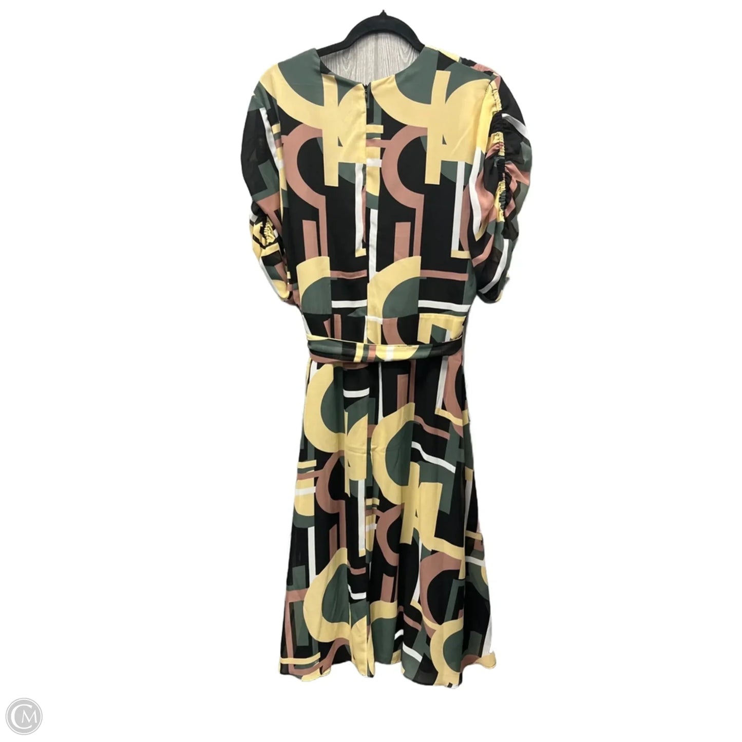 Dress Casual Midi By Liz Claiborne In Multi-colored, Size: 1x