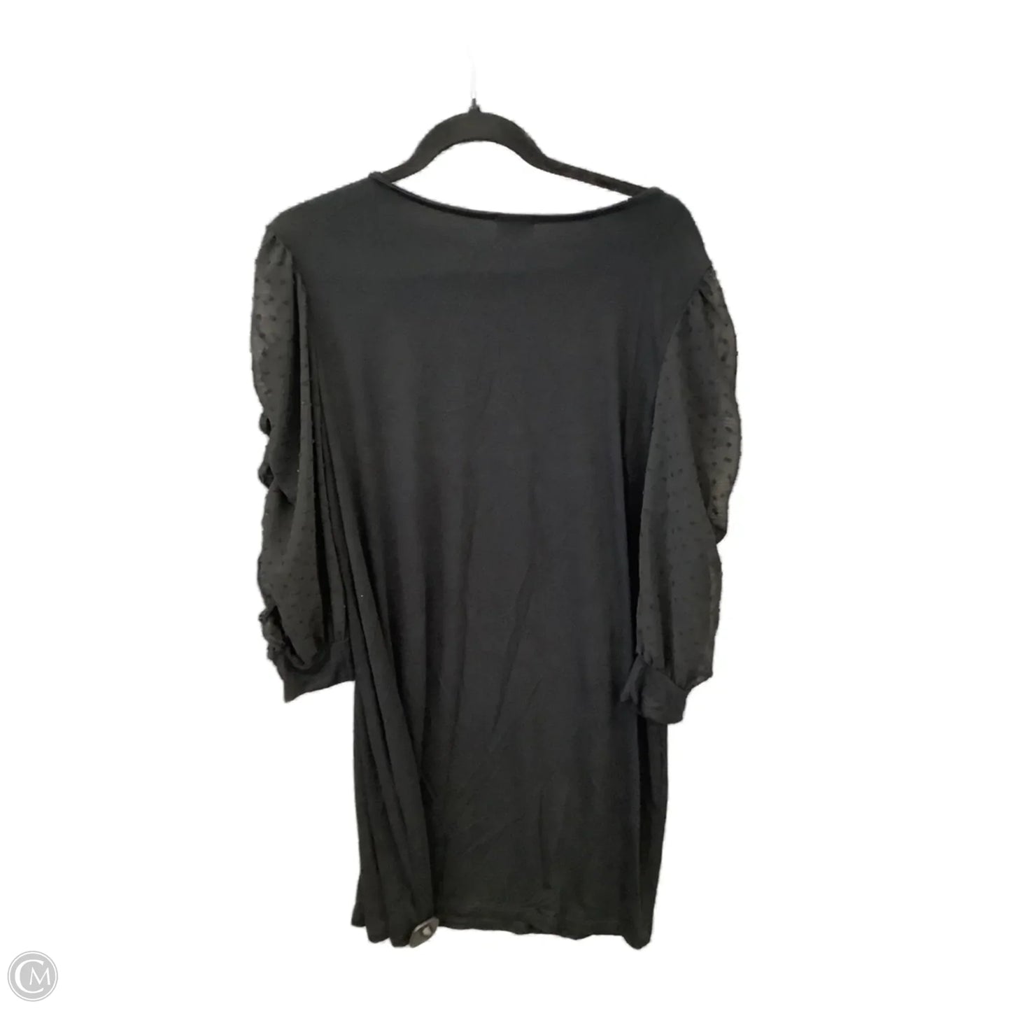 Dress Casual Midi By Ava James In Black, Size: 1x