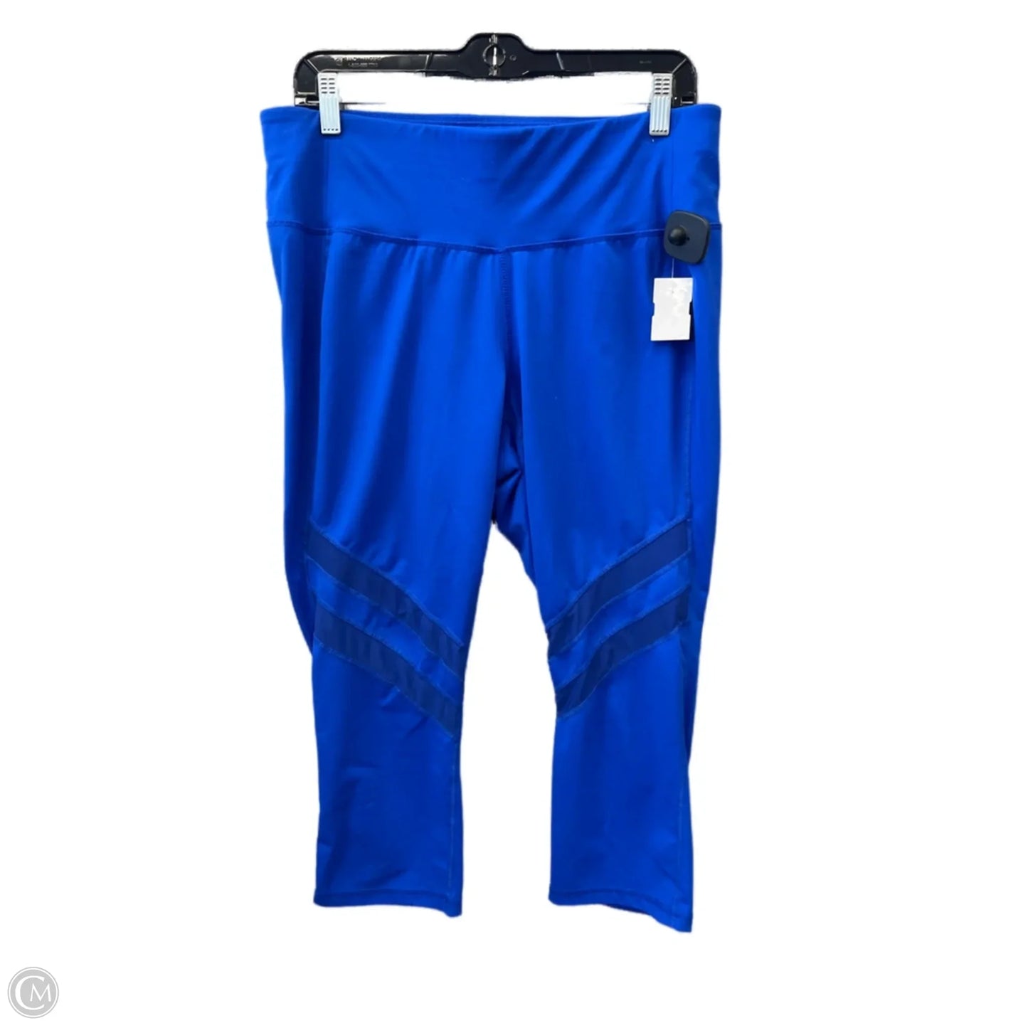 Athletic Capris By Livi Active In Blue, Size: Xl