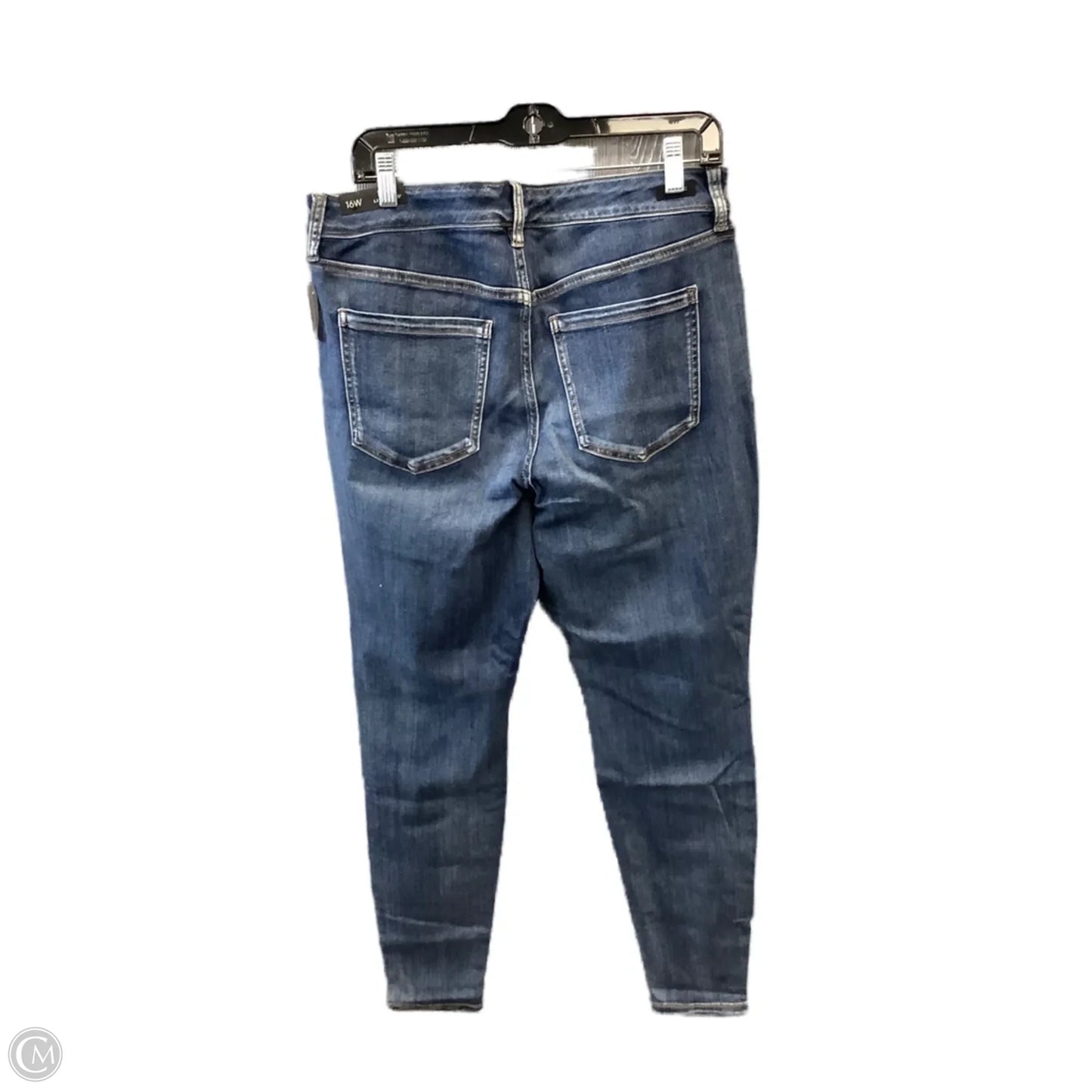 Jeans Skinny By Liverpool In Blue Denim, Size: 16