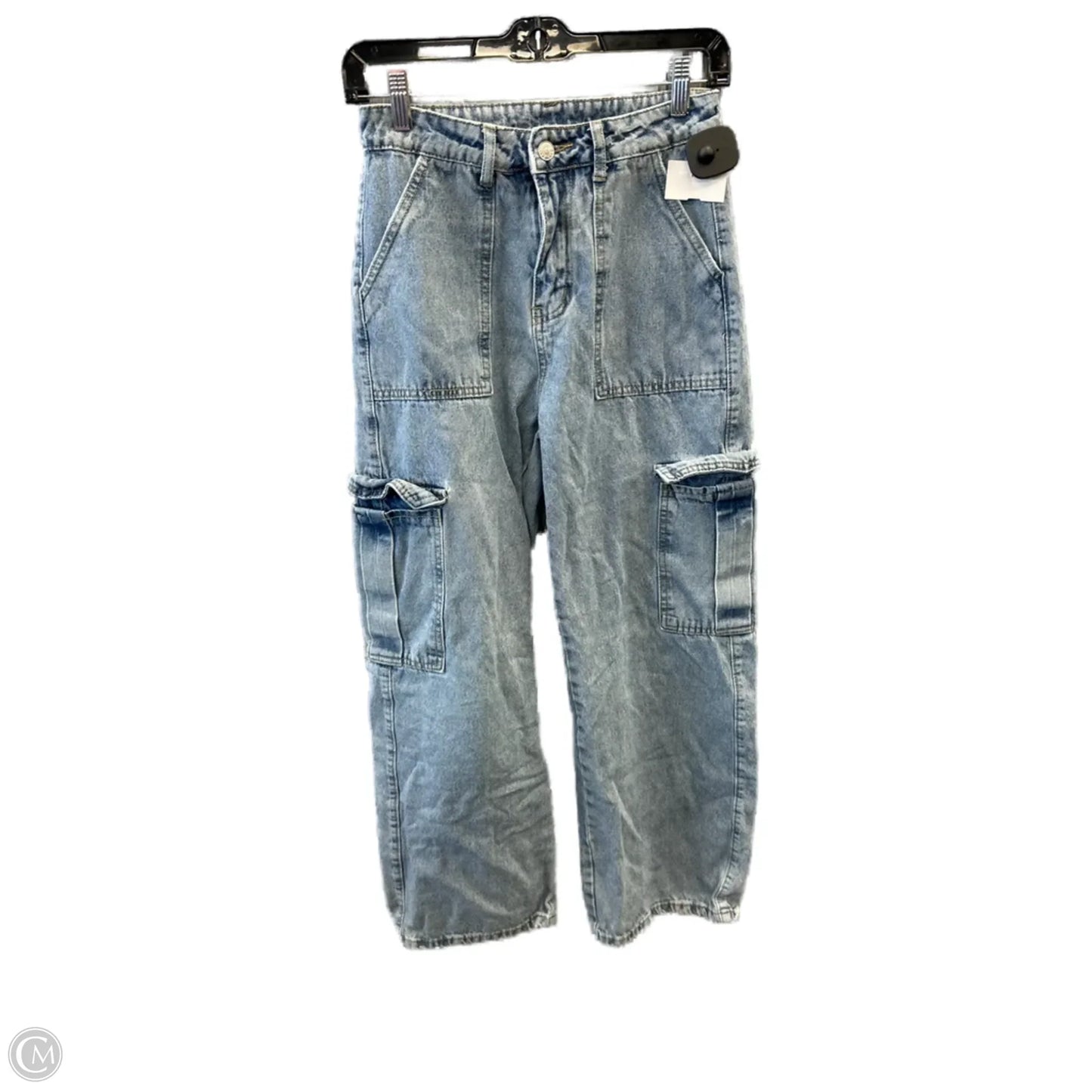 Jeans Straight By Shein In Blue Denim, Size: 0